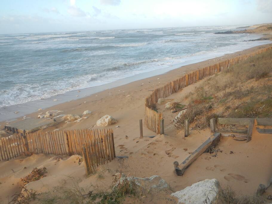 plage en face