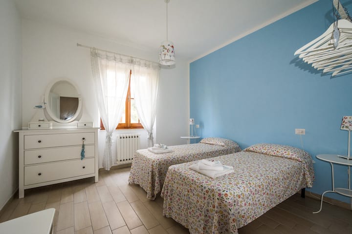 La camera azzurra.