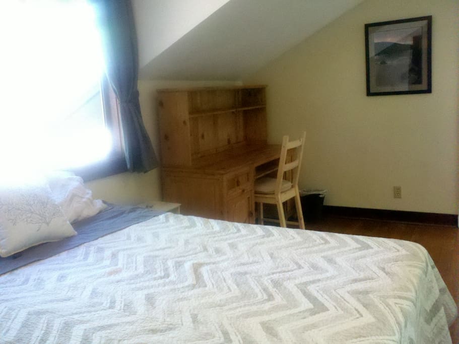 Bedroom with desk