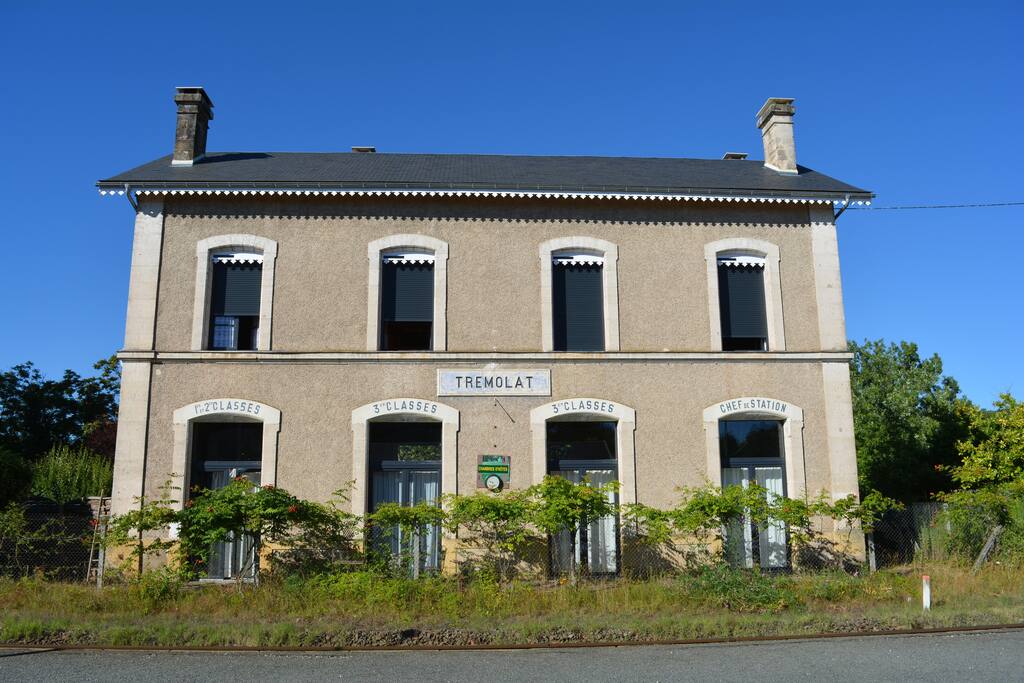la gare côté voie