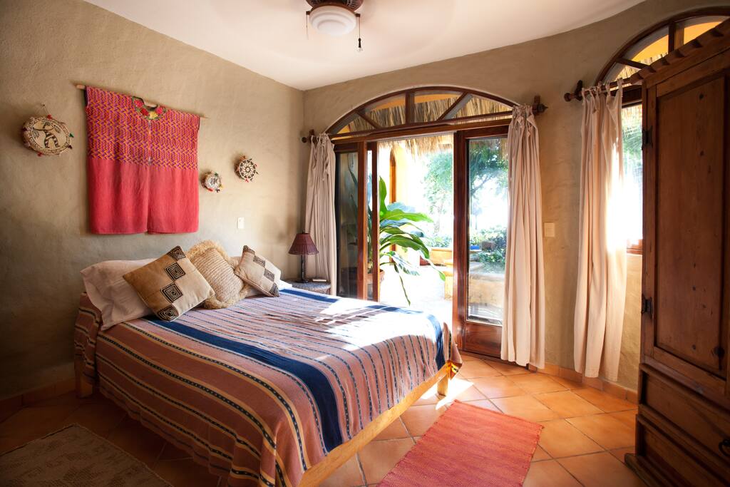 2nd master bedroom opens up to outdoor deck and living area