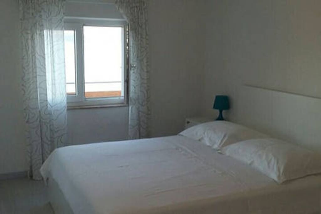 First bedroom; double bed 160x200, sea view, air condition, wardrobe, writing table..