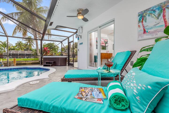 Canal Stay*Screened Heated Pool+Spa*KingBed*Kayaks gallery image 2