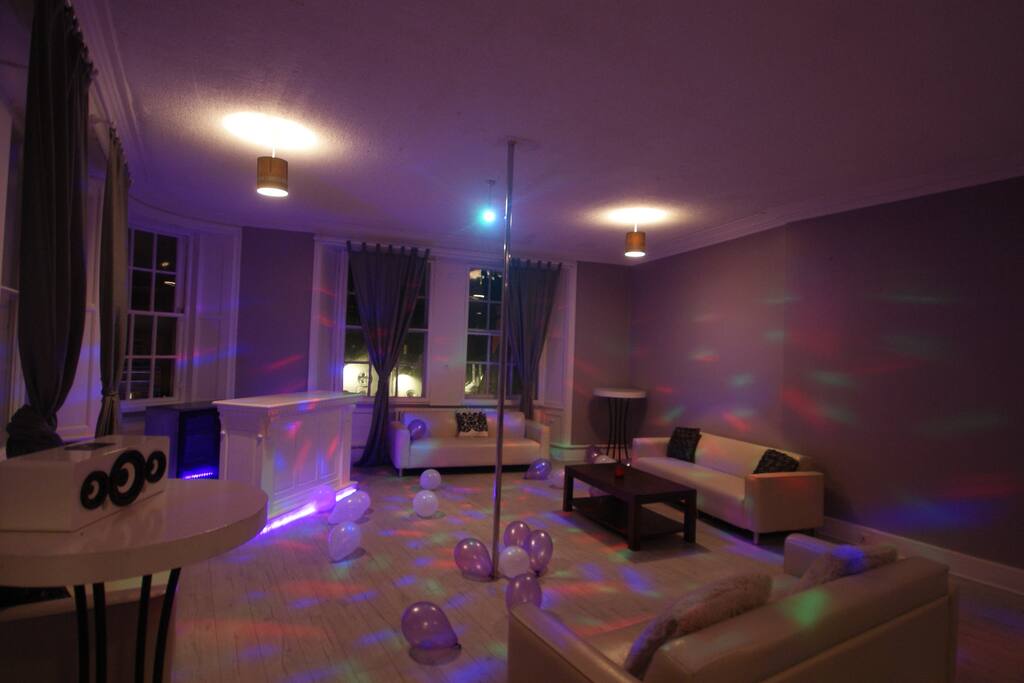 Party Palace II at night