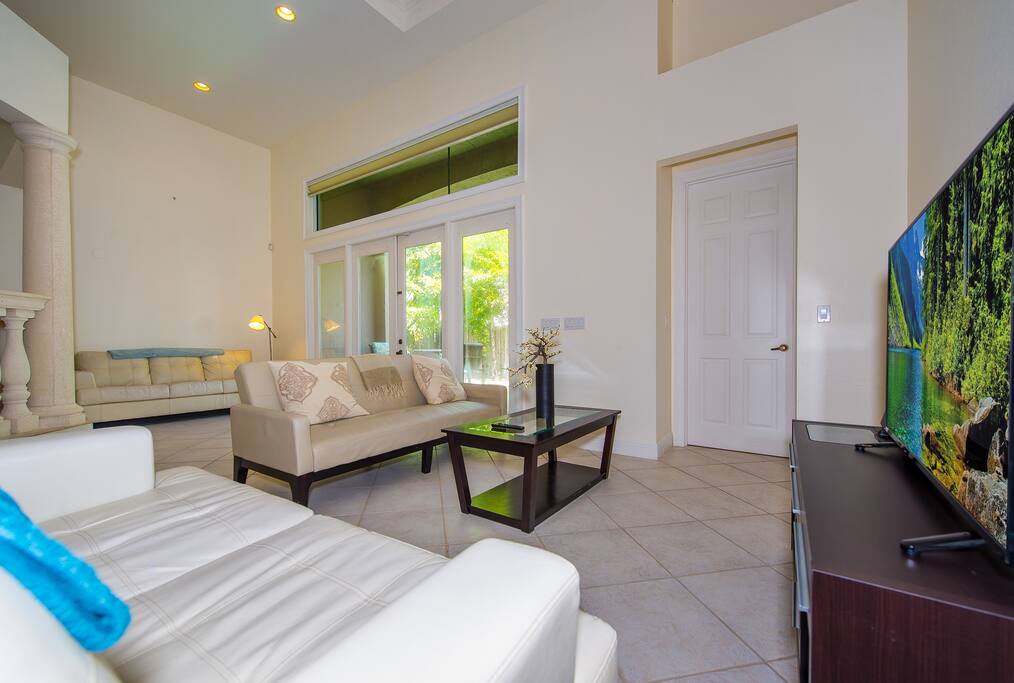 Step straight into the Great Room upon entering.