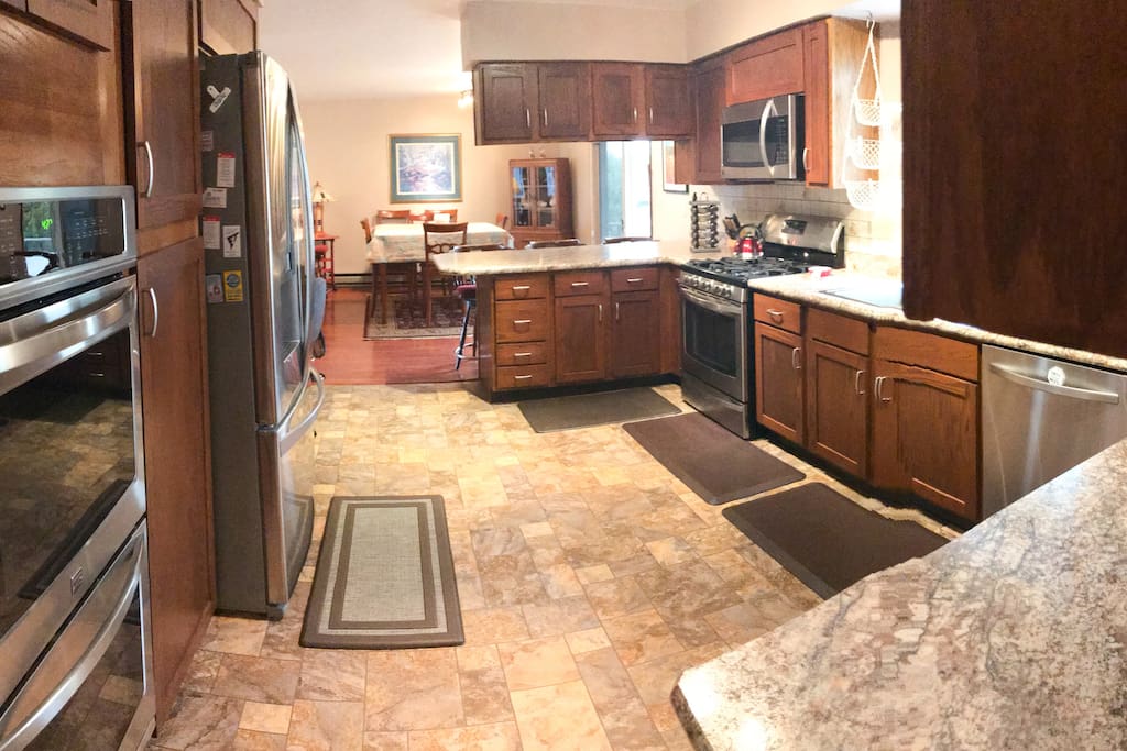 Kitchen and dining area