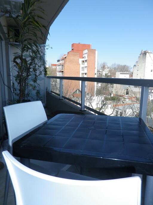 Balcony, south view
