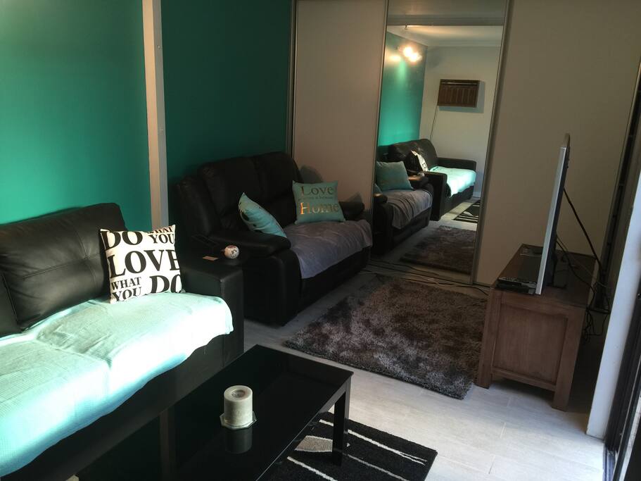 Own private lounge room with TV
