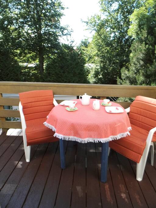Sonniger Süd-West Balkon