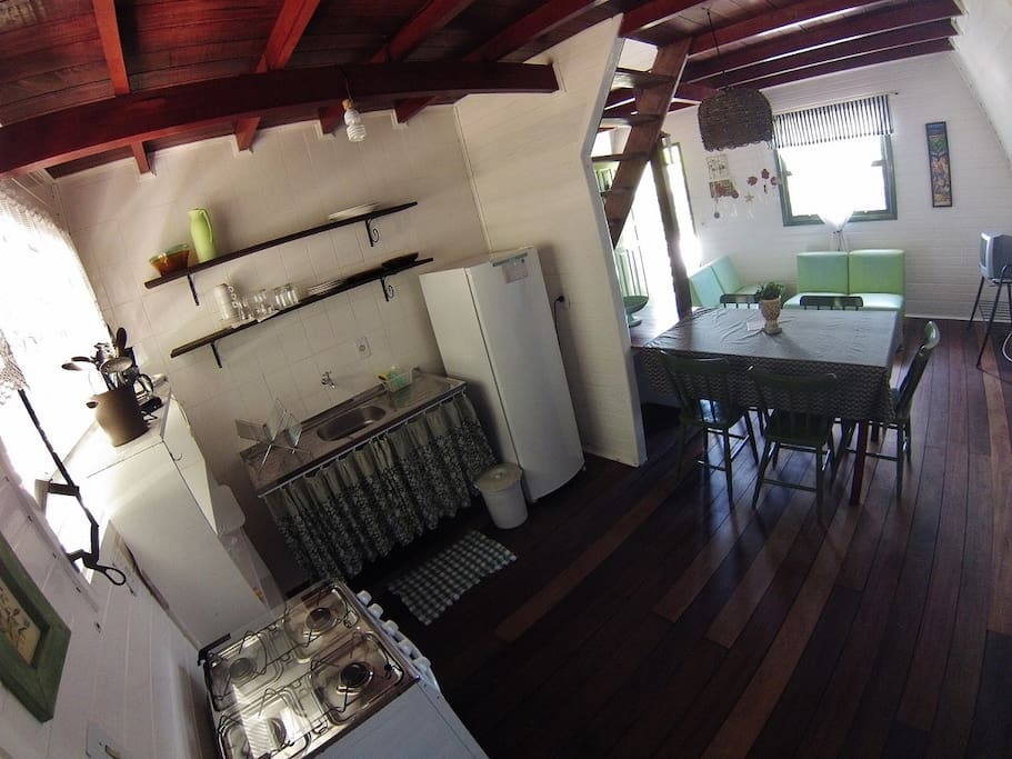 Cozinha - Vila Gaia Chalés