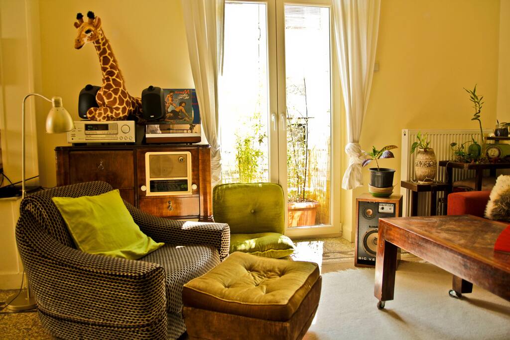 Relax by reading a book and listening to your favourite music!