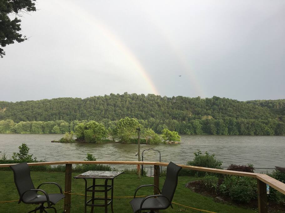 View from the downstairs deck.