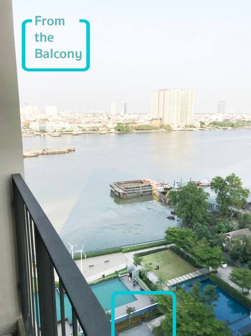 Beautiful view from balcony