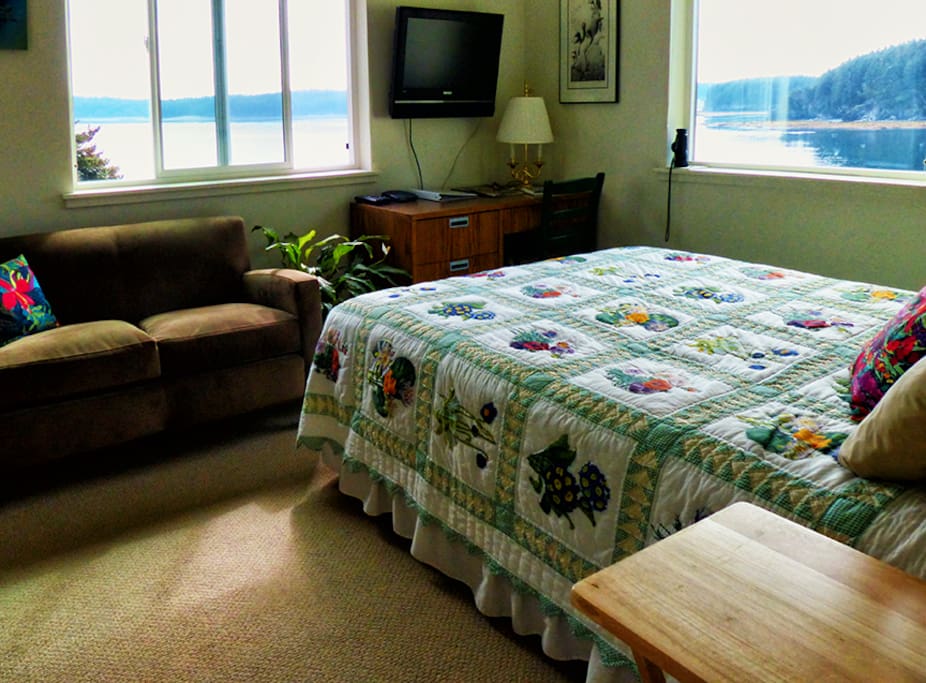 View from the entrance to the Ocean View room