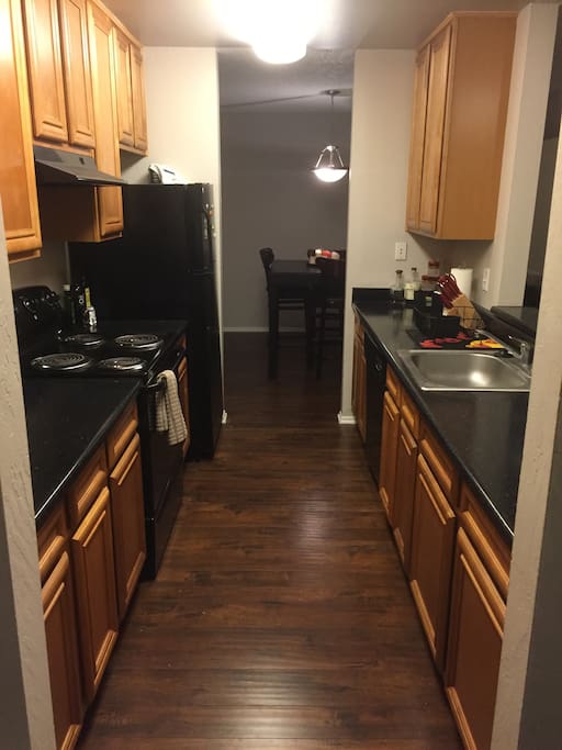 Kitchen leading to the dining room
