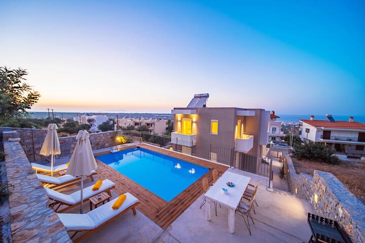 Aloni 3 bedroom Sea View Villa with private pool
