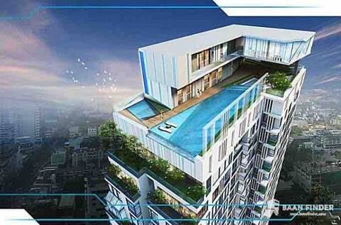 # 2 Thonglo-Ekamai, Sukhumvit 1 bedroom, Rooftop pool