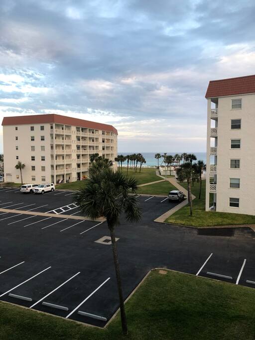 view from balcony