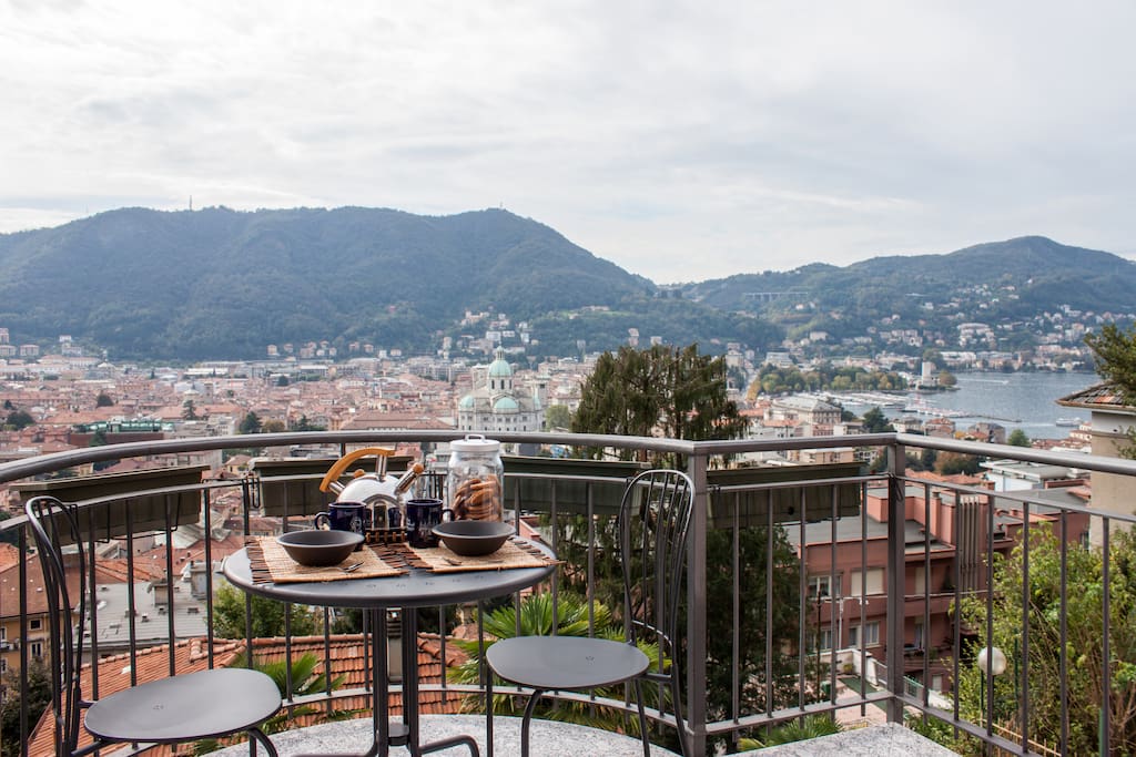 Breakfast on a terrace