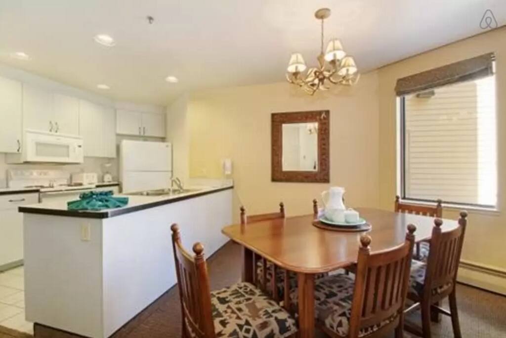 Full Kitchen in a Plaza unit.