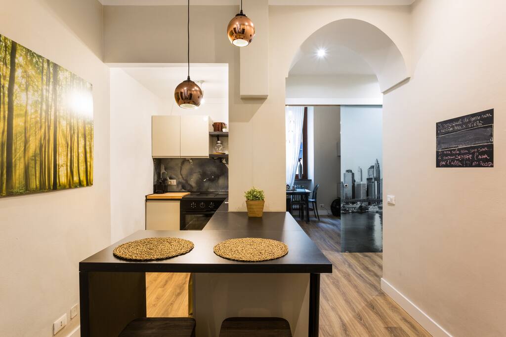 The equipped kitchen