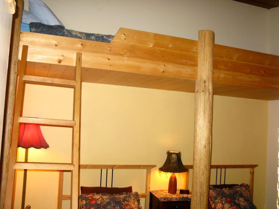 enjoy a regular single bed or a comfy bunk - warm duvets.