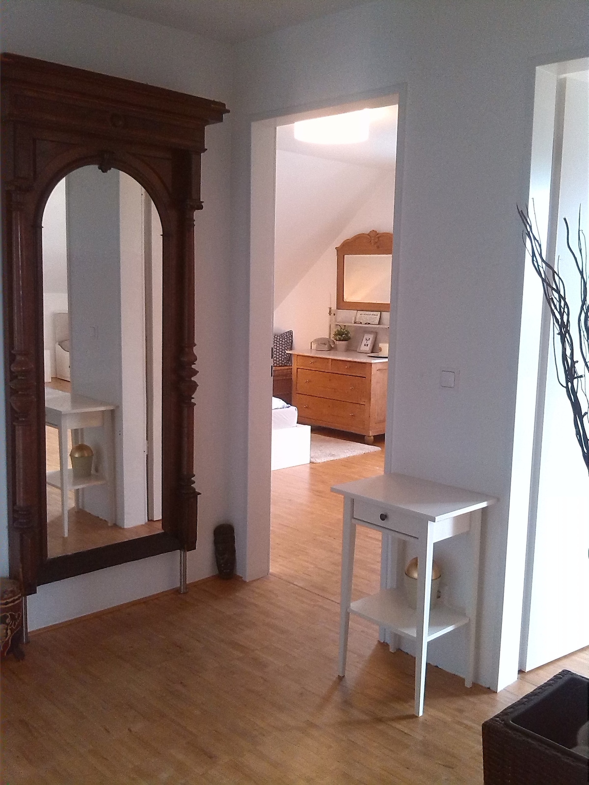 Საძინებლის ხედი.