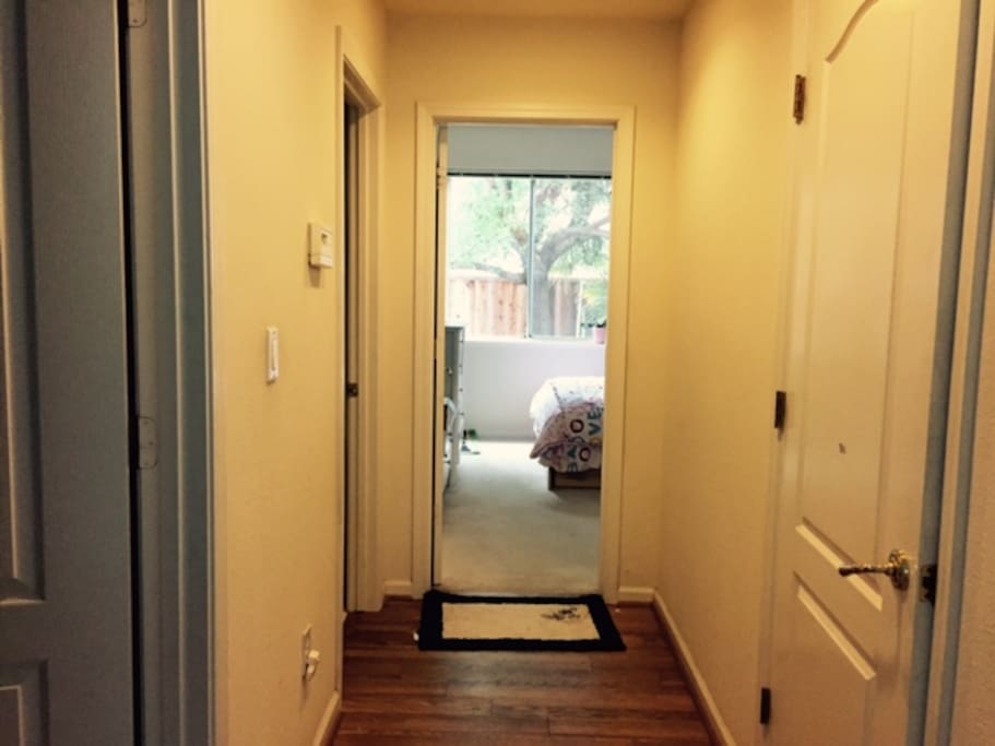 door to the master bedroom