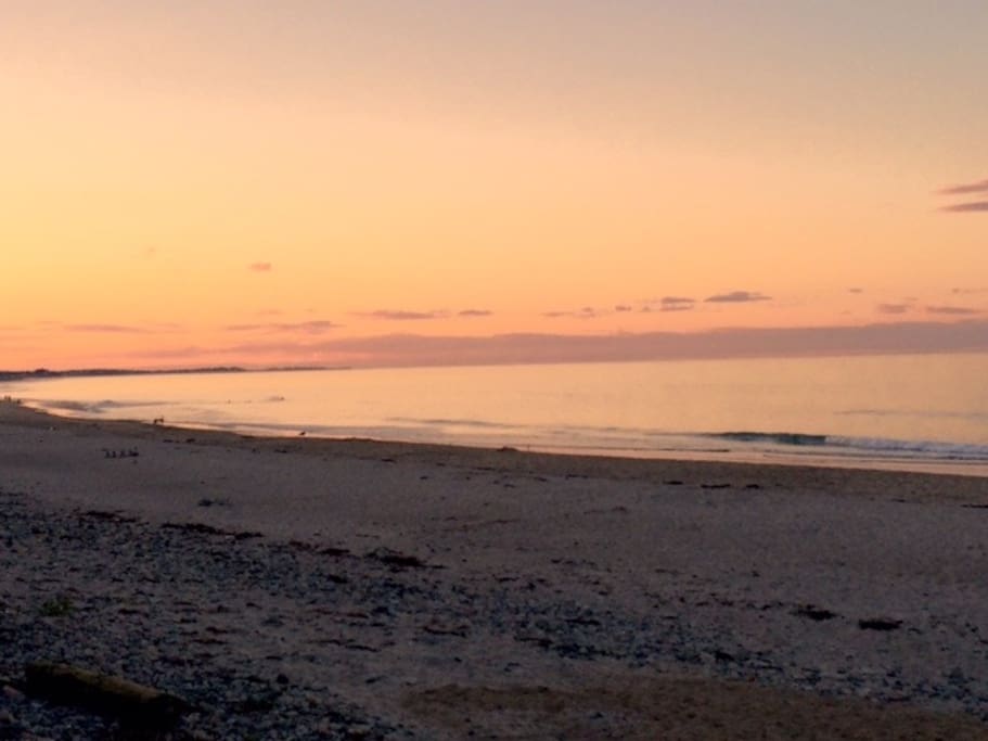 Sunset - steps from the house, looking North towards Hummock