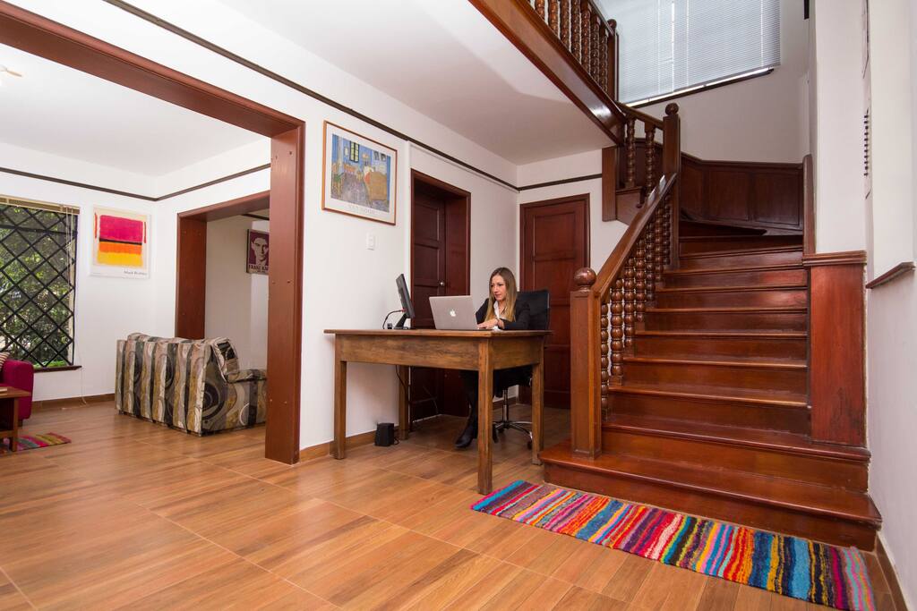 Reception desk