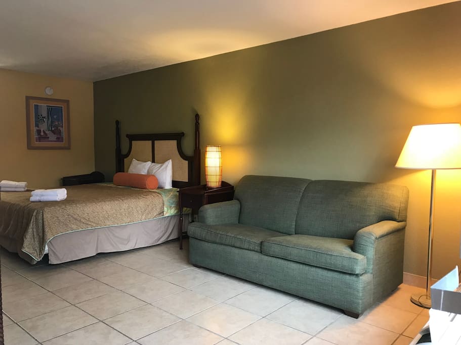 King bed and a Sofa Bed