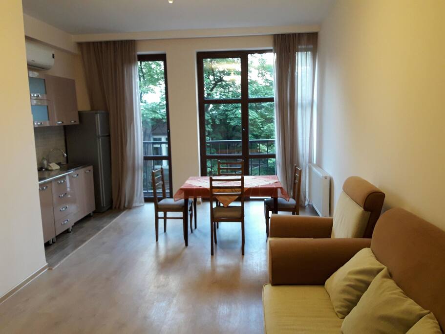 Living Room + Kitchen