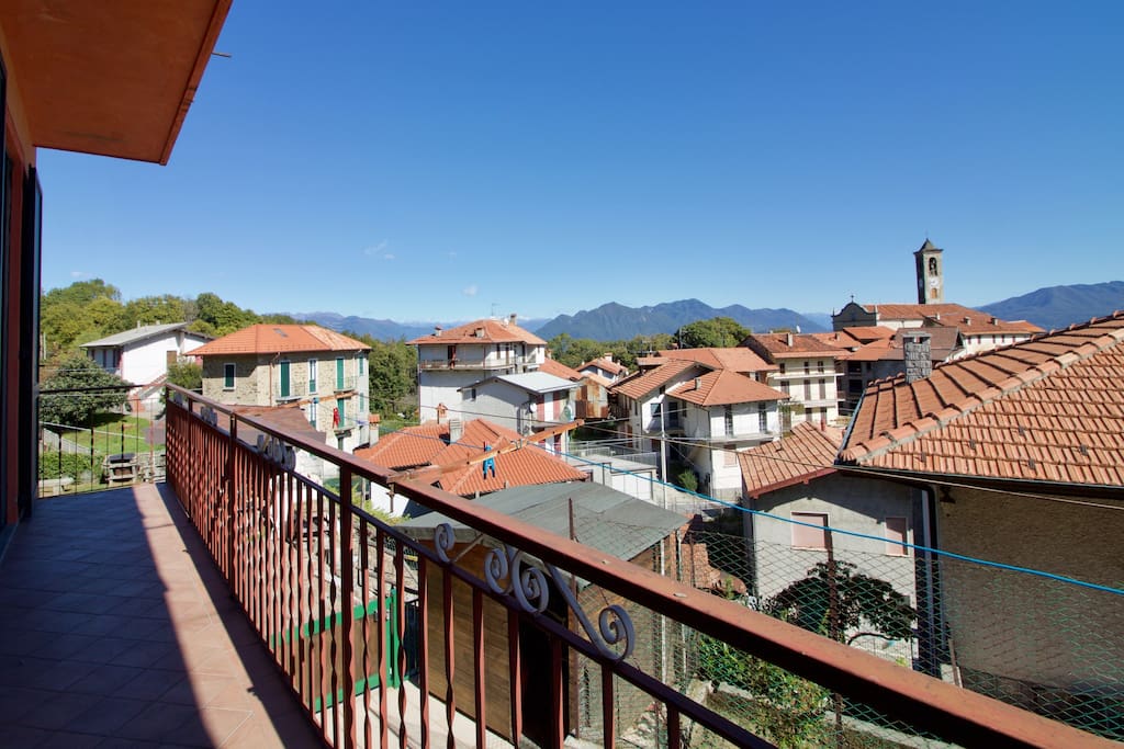 View from the balcony and living room