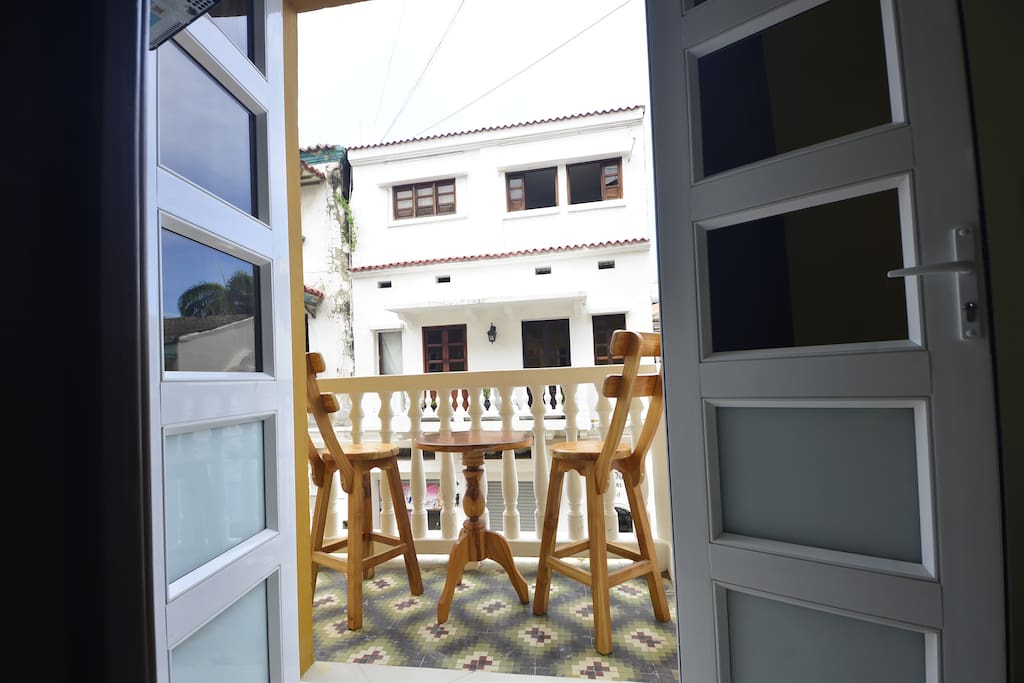 The balcony
