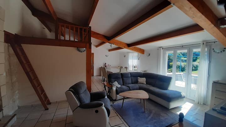 Villa Climatisée: Piscine Billard Balnéo Ping Pong - 格拉斯