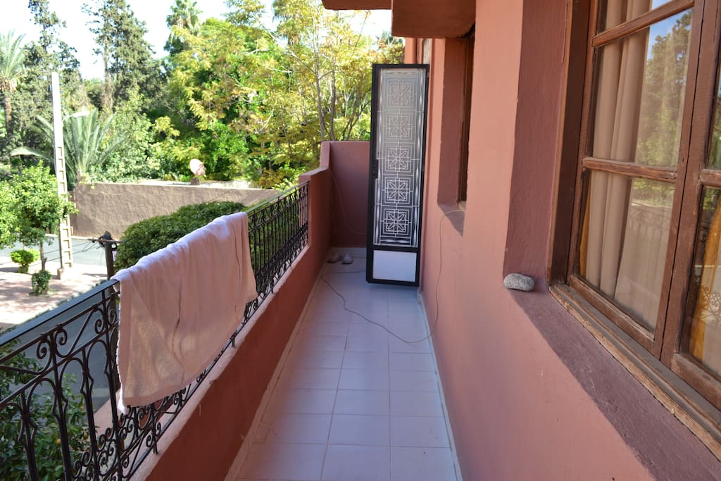 THE BALCONY OF THE ROOM