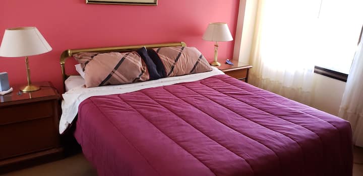 Glavna spavaća soba s bračnim krevetom 