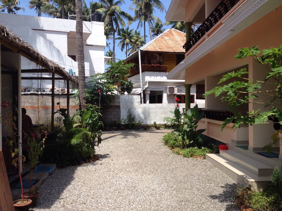 The courtyard