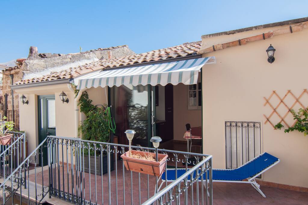 terrazzo appartamento per 5 persone