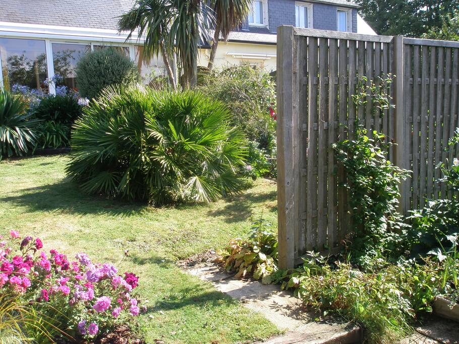 Jardin et véranda