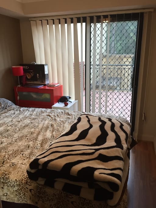 Separate Bedroom with Queen Size bed