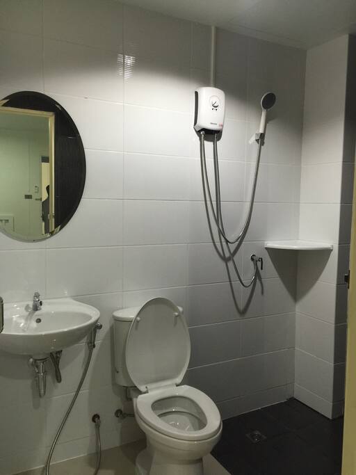 Clean and new bathroom