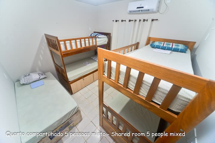 HABITACIÓN PARA 5 PERSONAS.