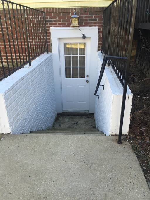 six steps down and you're home