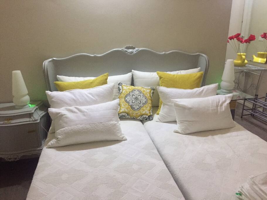 i 2 letti separati ma con opzione letto matrimoniale