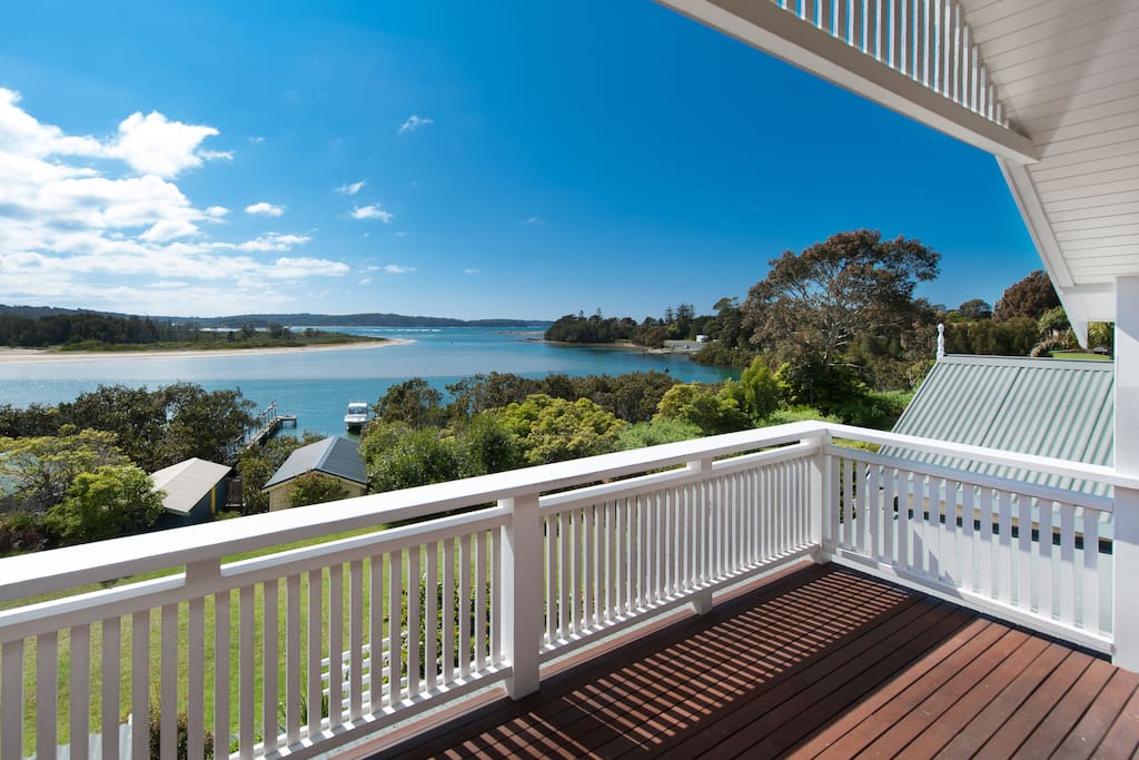 Upstairs balcony