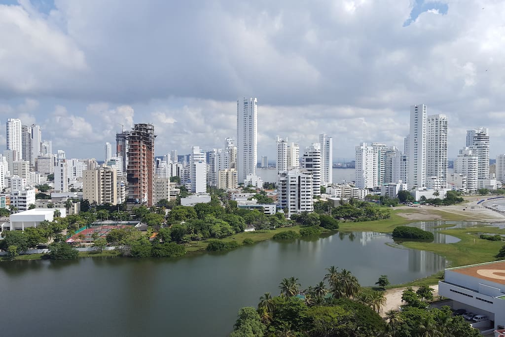 Vista desde la terraza o blacon