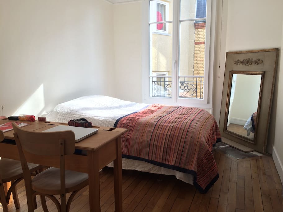 Sunny and spacious bedroom