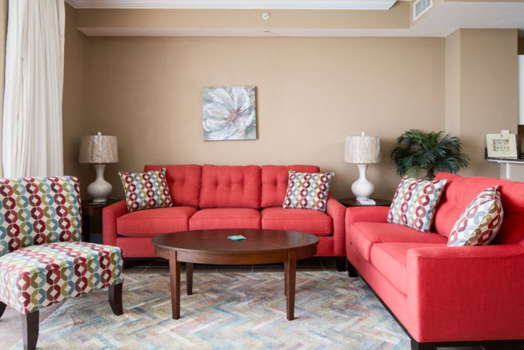 Gulf front, richly appointed decor, beautiful upgrades throughout
