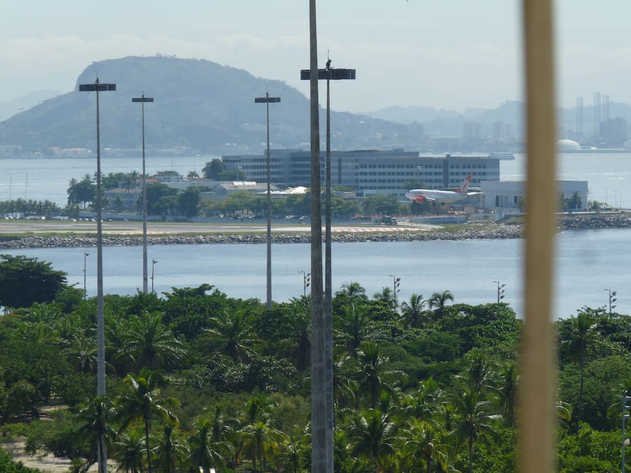VISTA AEROPORTO SANTOS DUMONT !